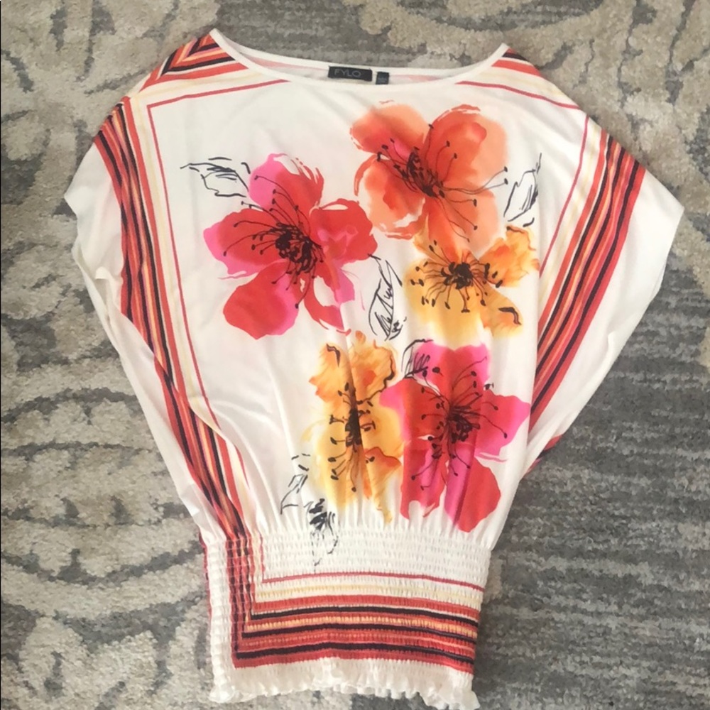 Flower print top
